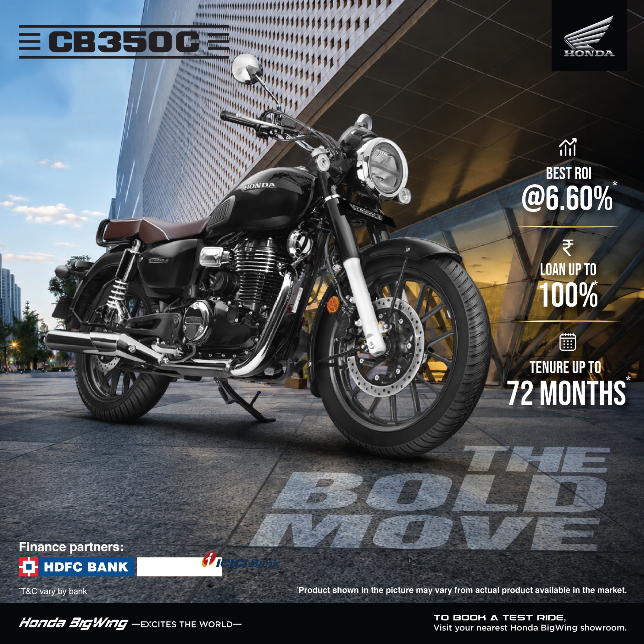 Honda BigWing India Facebook ad