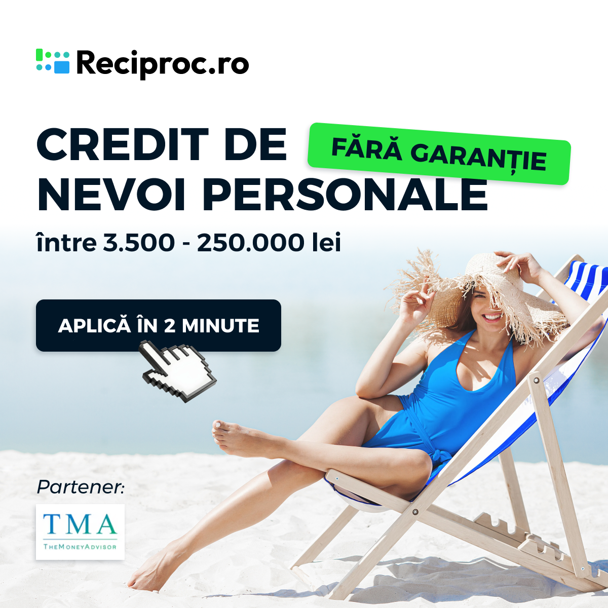 Reciproc.ro Facebook ad: Vezi detalii credit