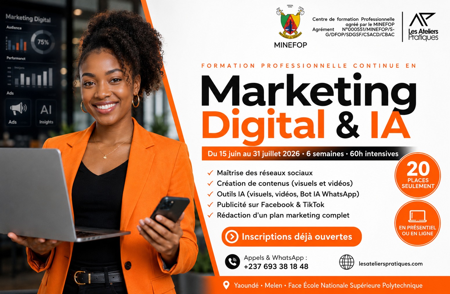 Les Ateliers Pratiques Facebook ad