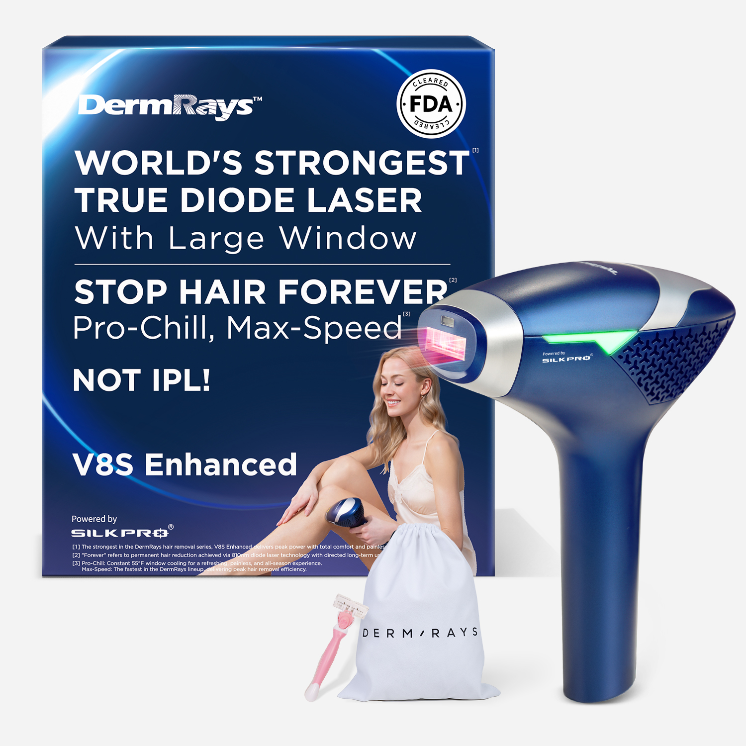 DermRays Facebook ad