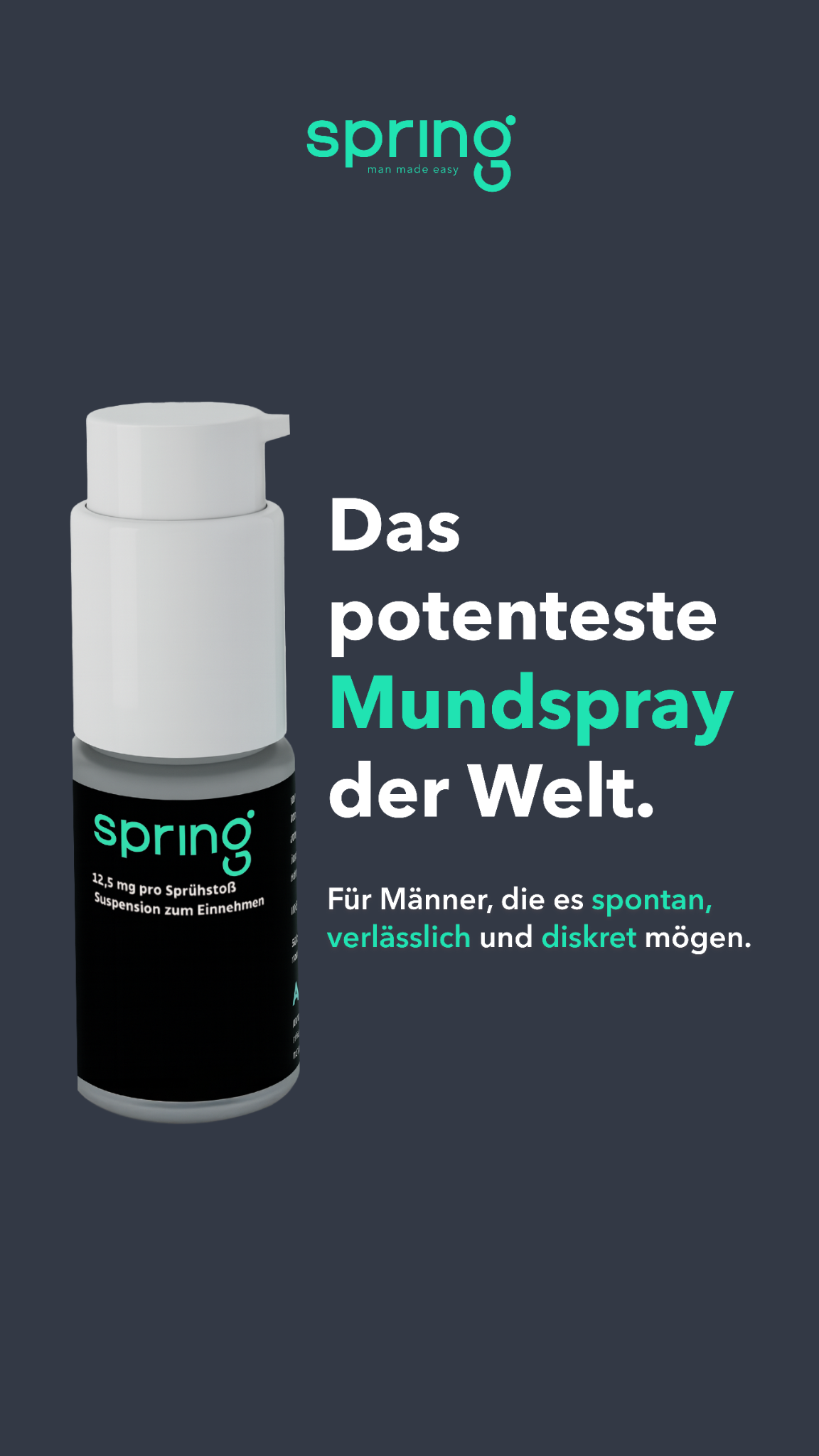 GoSpring Männergesundheit Deutschland  Facebook ad