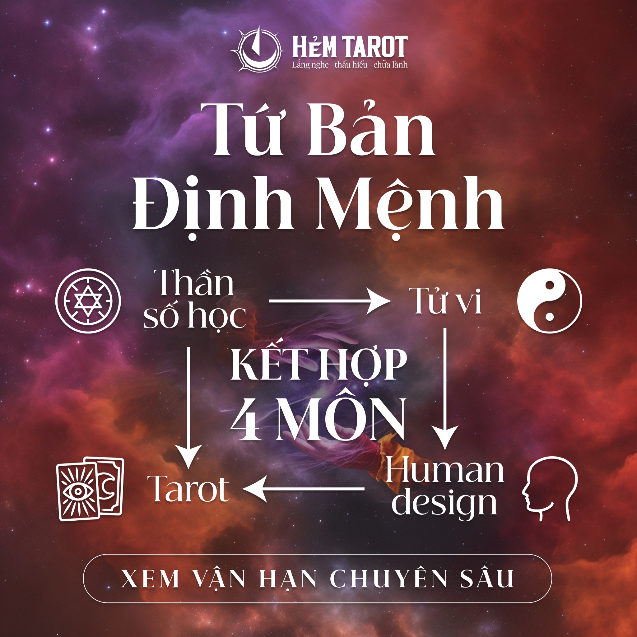 Hẻm Tarot Facebook ad: HỮU DUYÊN 50% DỊP RA MẮT