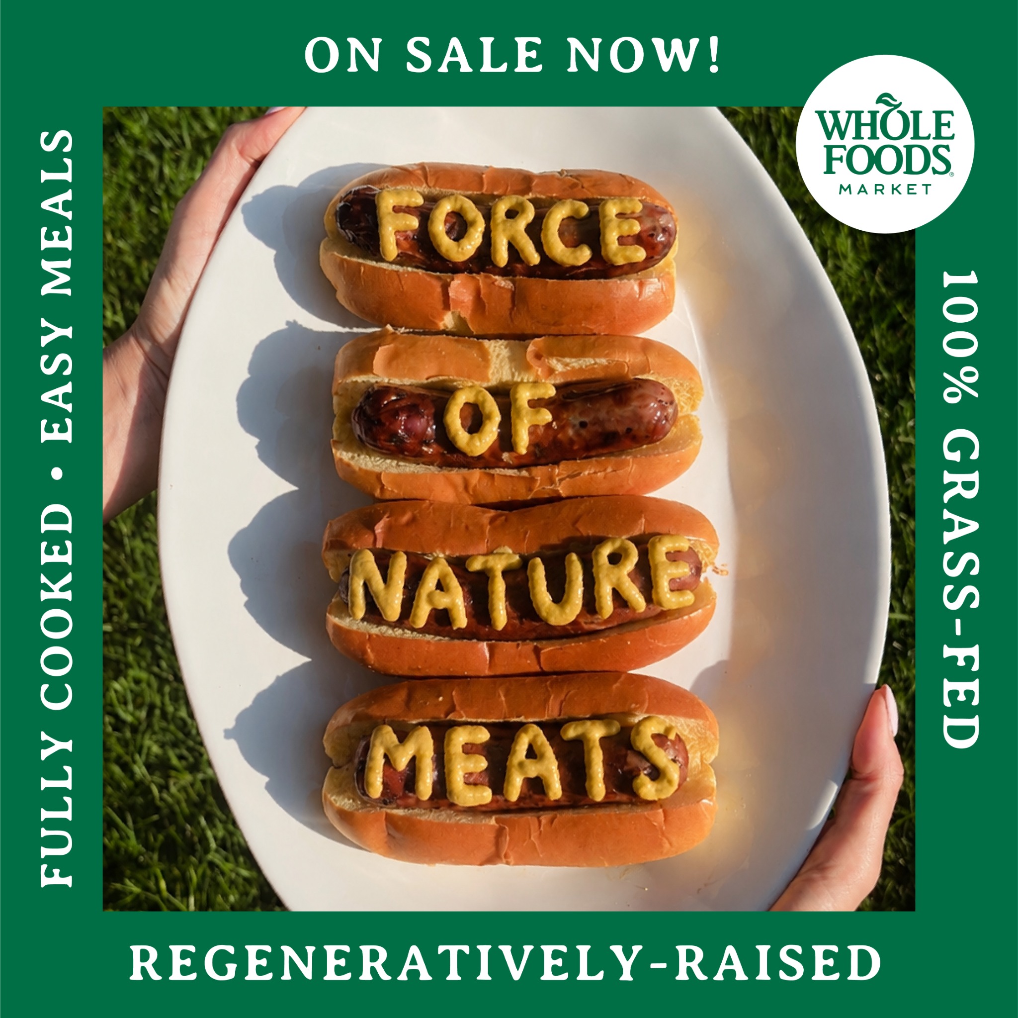 Force Of Nature Meats Facebook ad