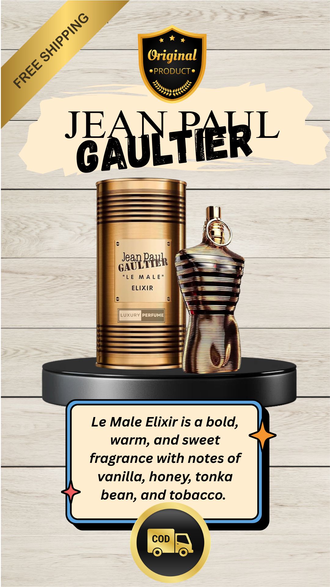 Luxury Perfume Facebook ad: NEW ARRIVAL PERFUME FOR MEN