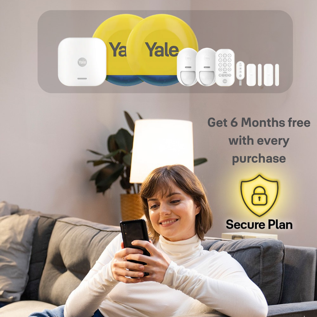 Yale Home UK Facebook ad: FREE 6-Month enhanced features included