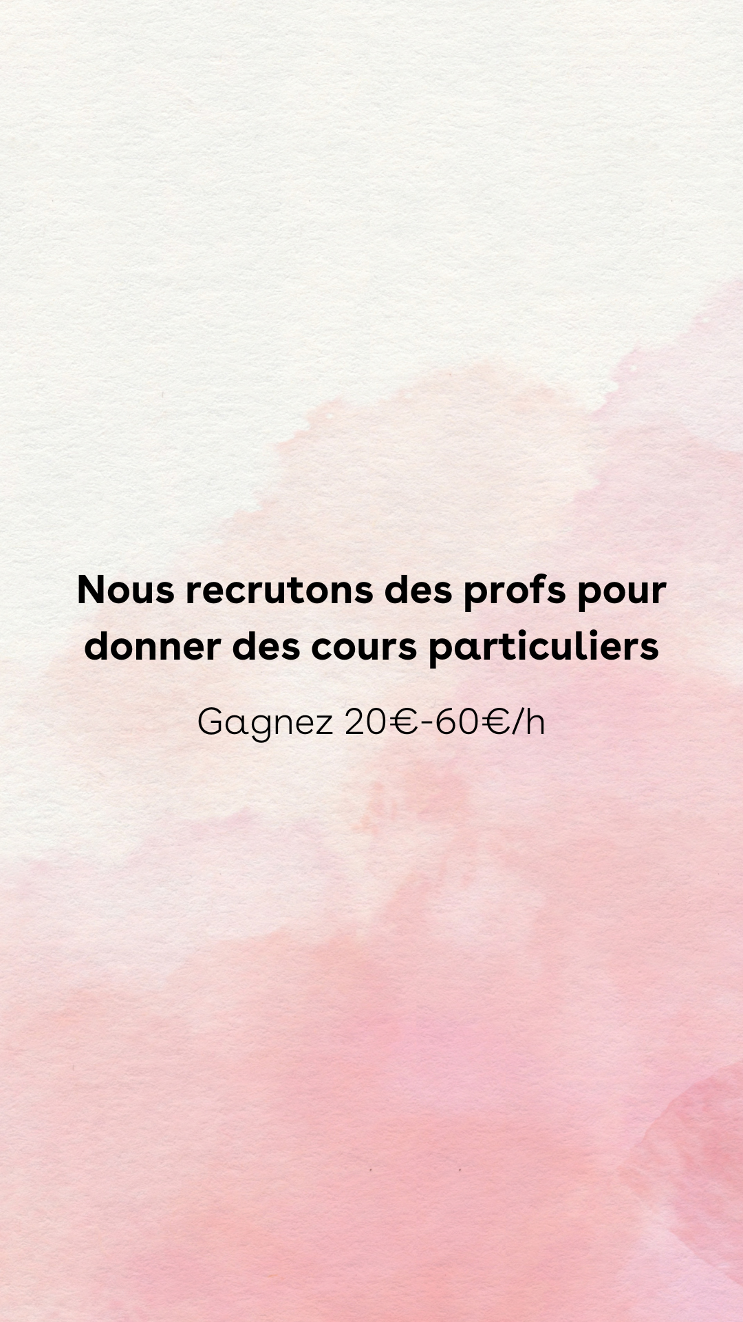 Sophie Superprof - FR Facebook ad: Profitez de votre temps libre & gagnez plus d'argent!