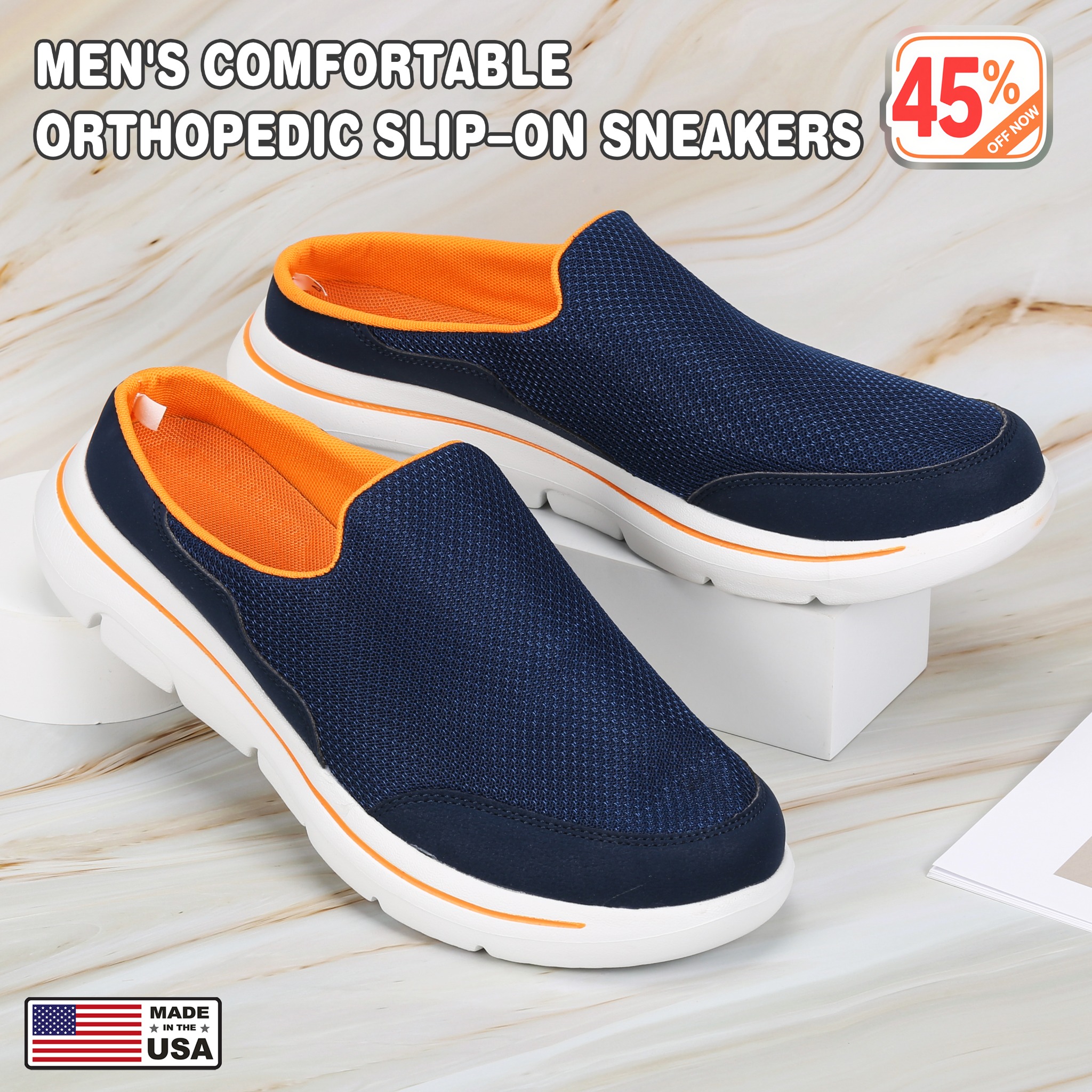 Meaboots Facebook ad: TODAY 45% OFF - MEN'S COMFORT BREATHABLE SUPPORT SPORTS…