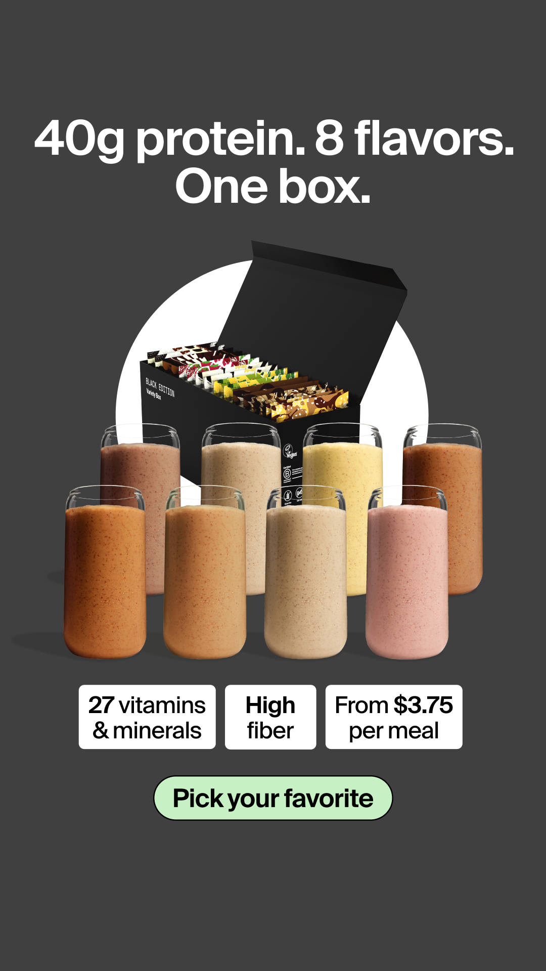 Huel Facebook ad