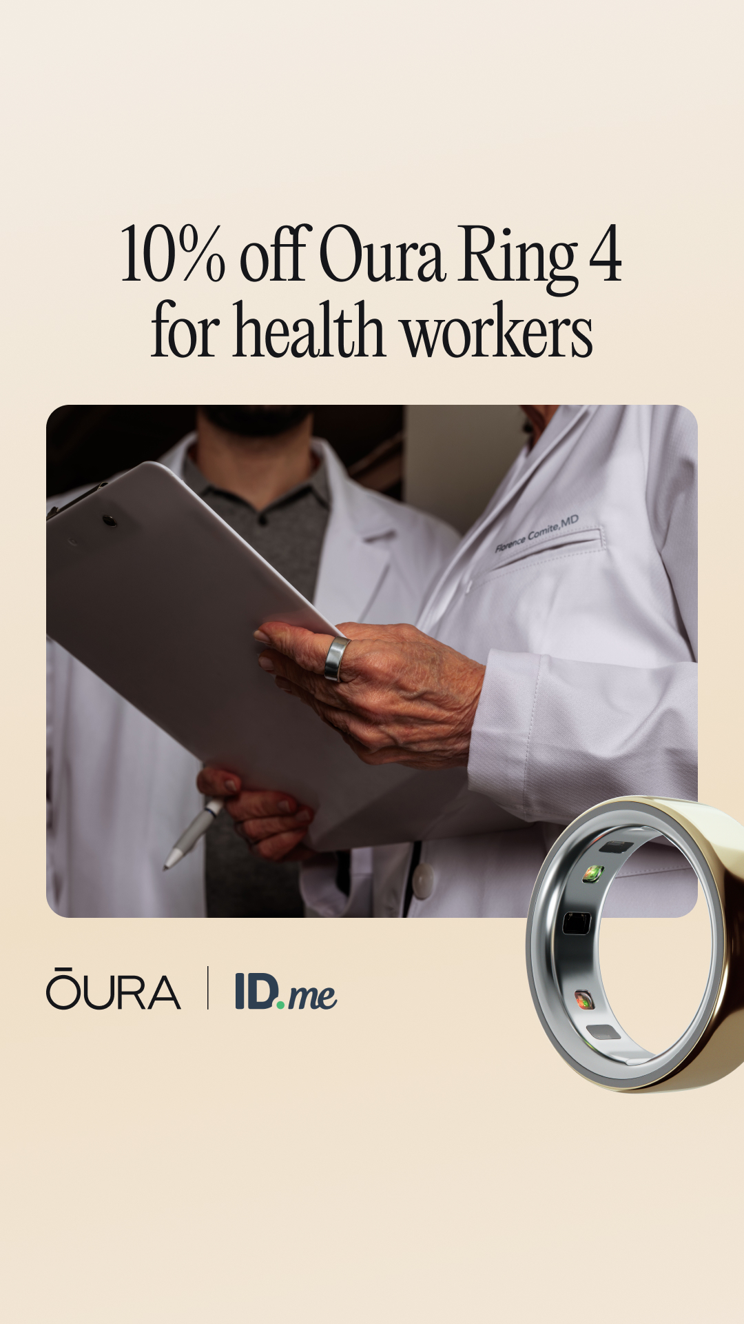 ŌURA Facebook ad