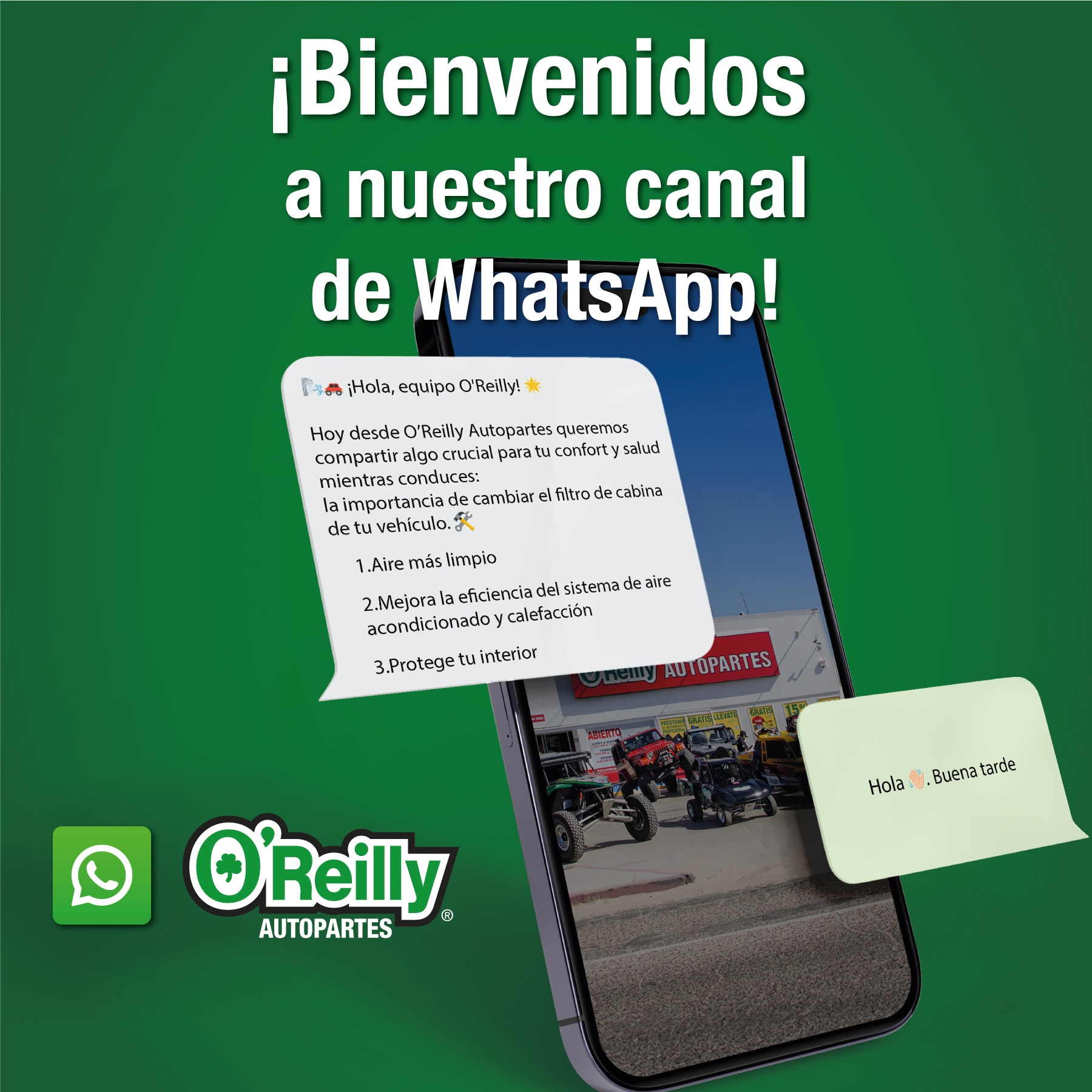 O’Reilly Autopartes México Facebook ad