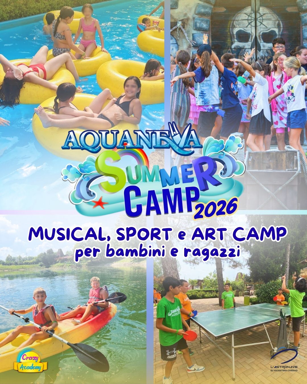 Aquaneva Inzago Facebook ad: Summer Camp 2026