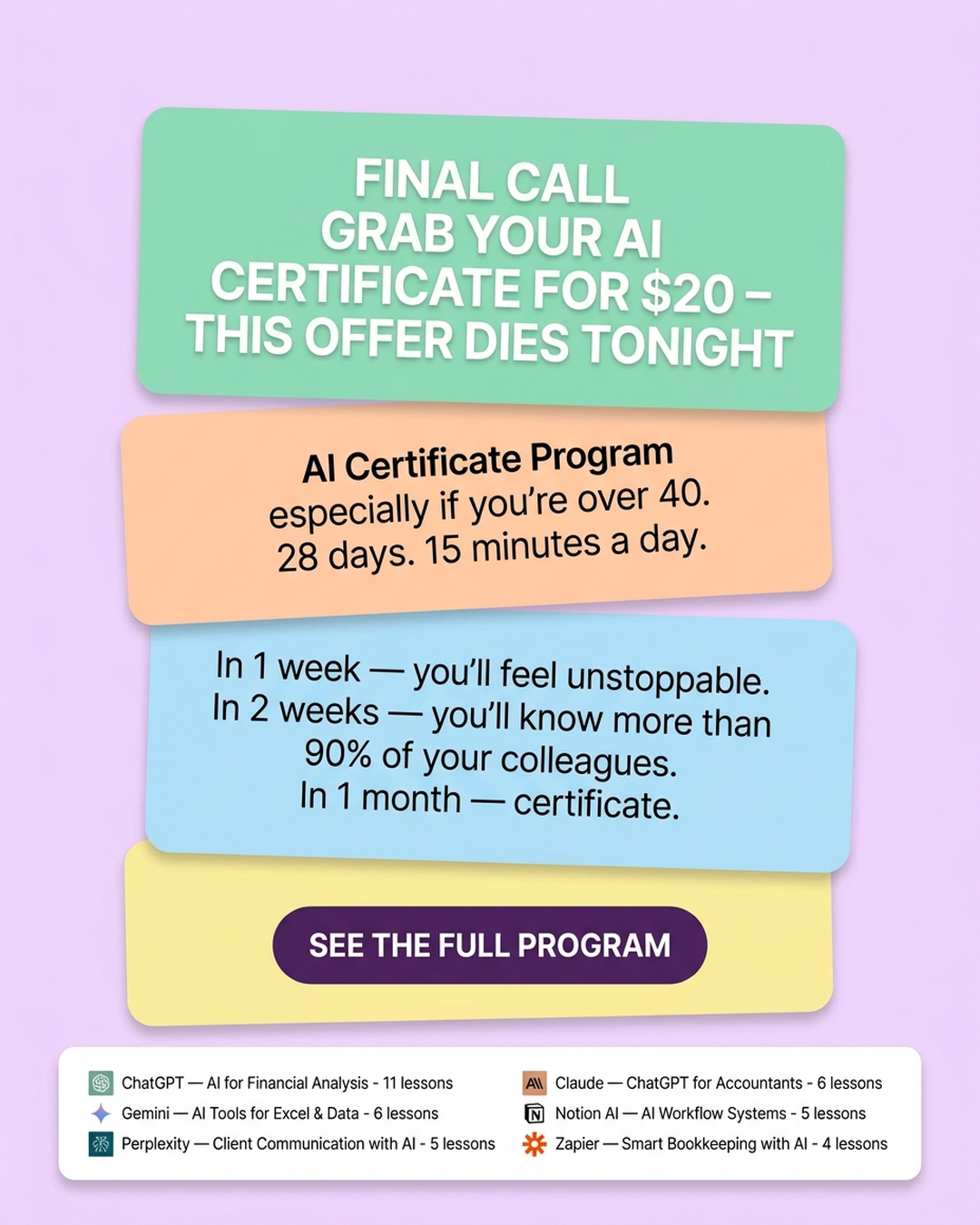 AI Made Simple Facebook ad