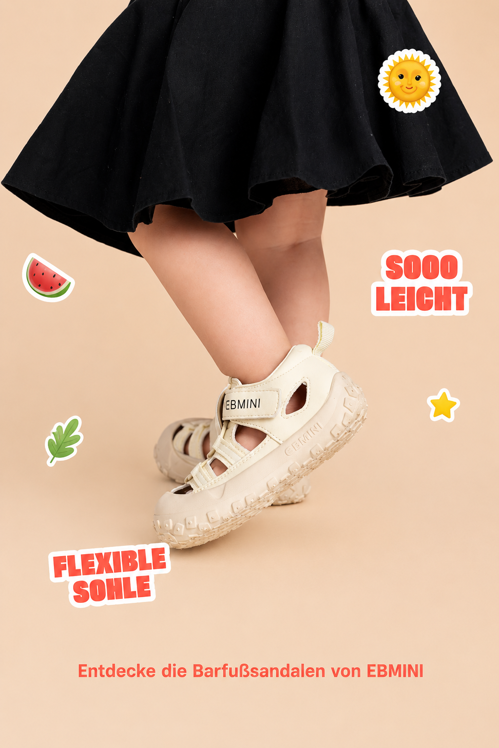 Ebmini - Kinder Barfußschuhe Facebook ad