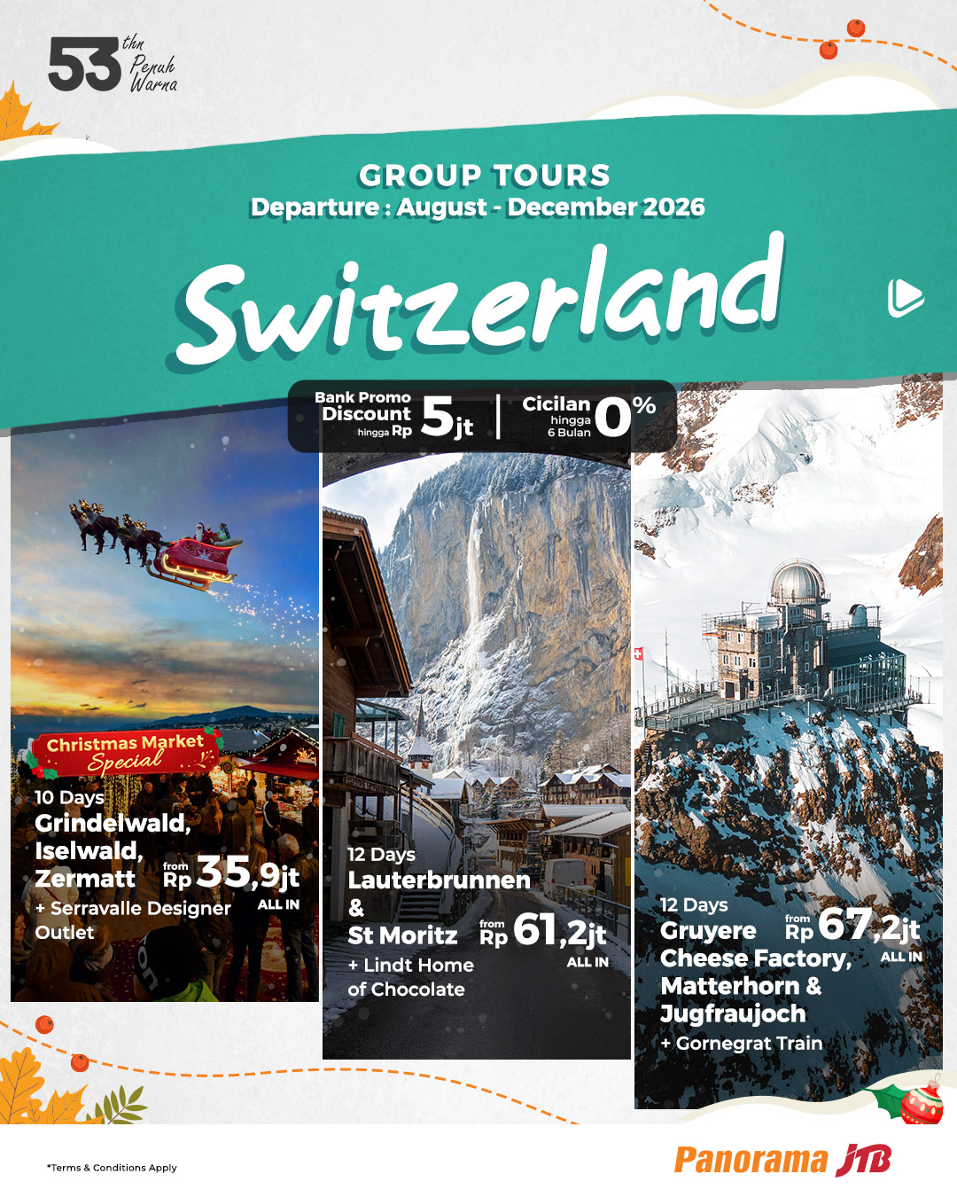 Panorama JTB Tours Facebook ad