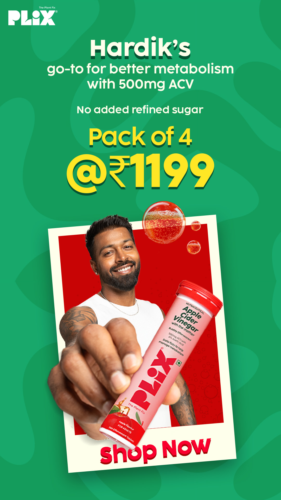 Hardik Pandya Facebook ad
