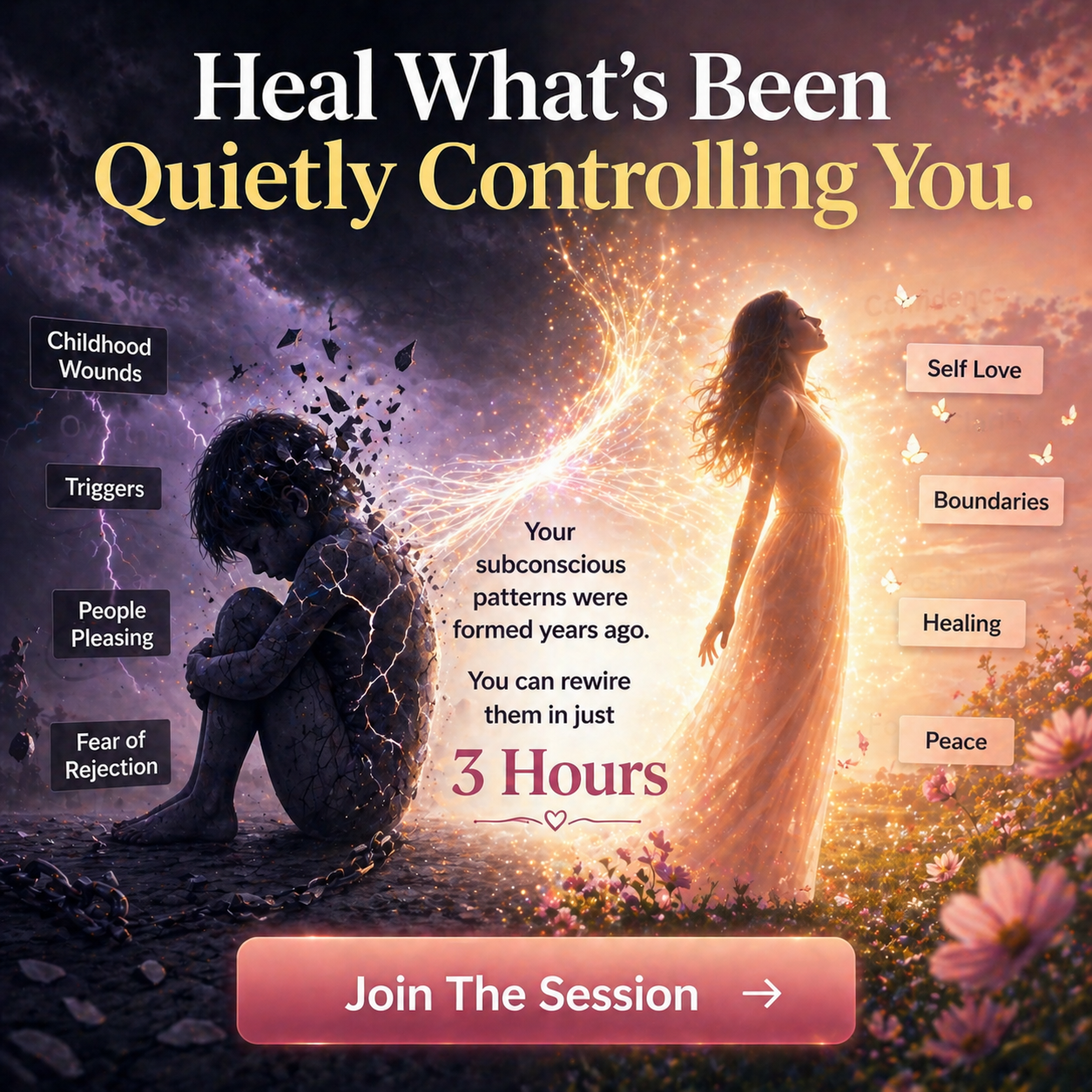 Avinash Anand Singh Facebook ad: Transform yourself by Rewiring your Subconscious Mind