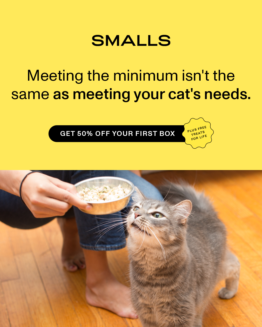 Smalls Facebook ad