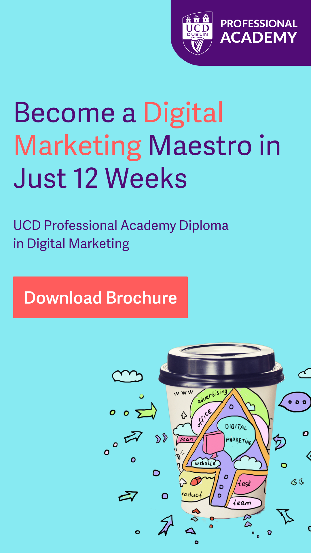 UCD Professional Academy Facebook ad