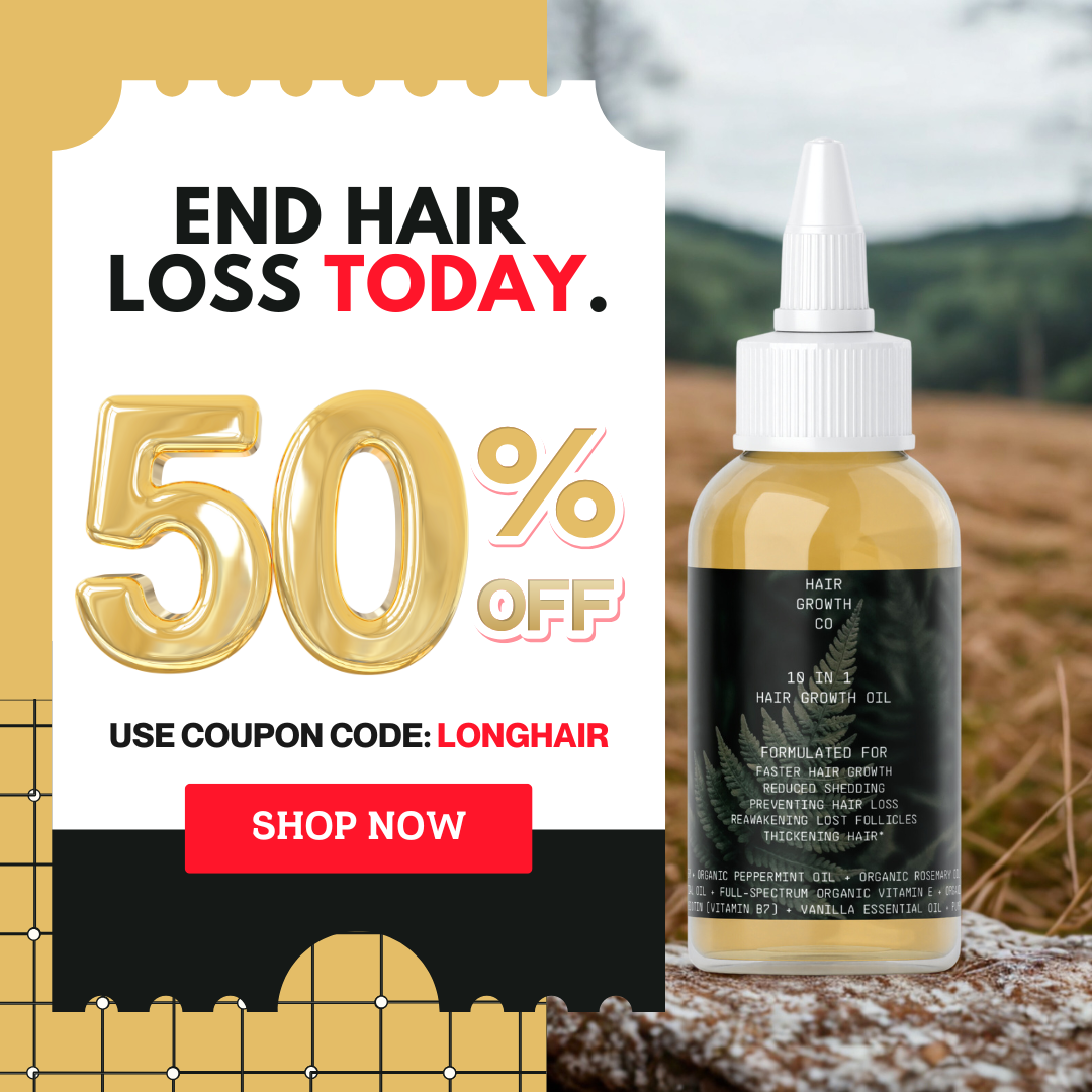 Hair Growth Company Facebook ad: Got Hair Growth Goals?