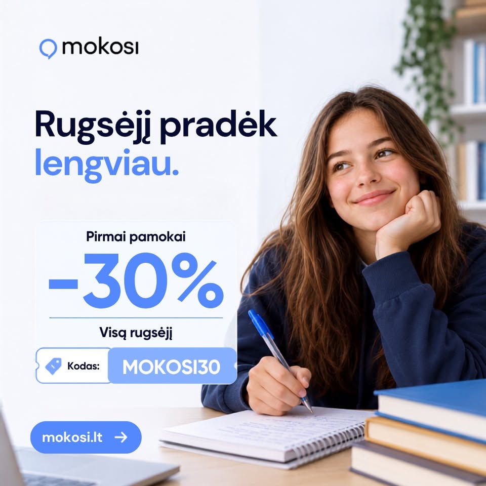 Mokosi Facebook ad: Korepetitoriai internetu | Mokosi.lt - matematika, kalbos…