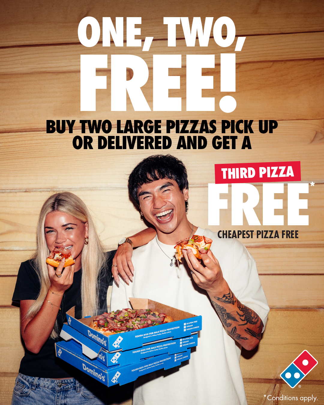 Domino's Pizza Caringbah Facebook ad: Pizzas Menu - Domino's Pizza