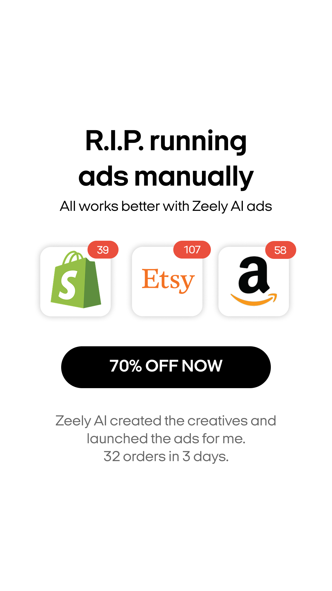 Zeely Facebook ad