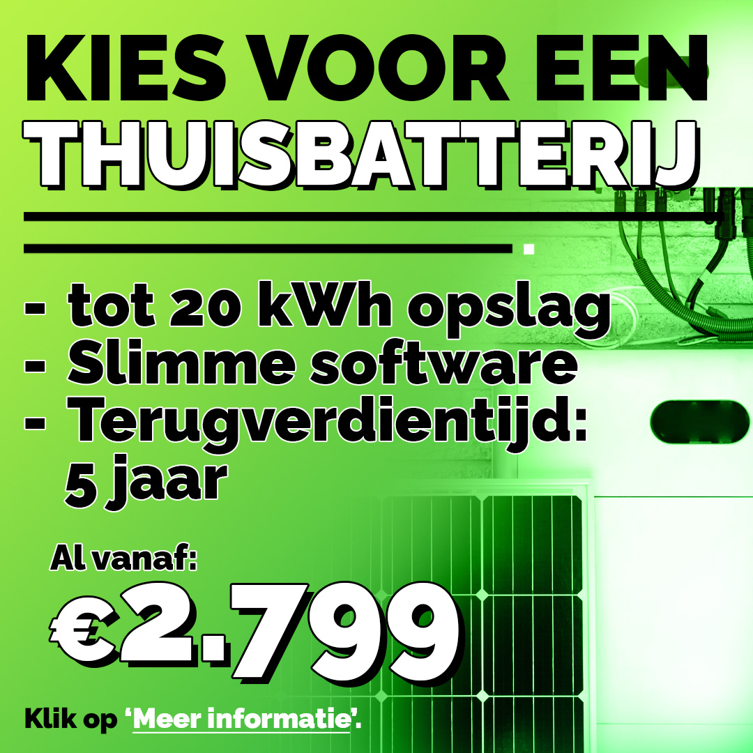 Thuisbatterij Deals Facebook ad