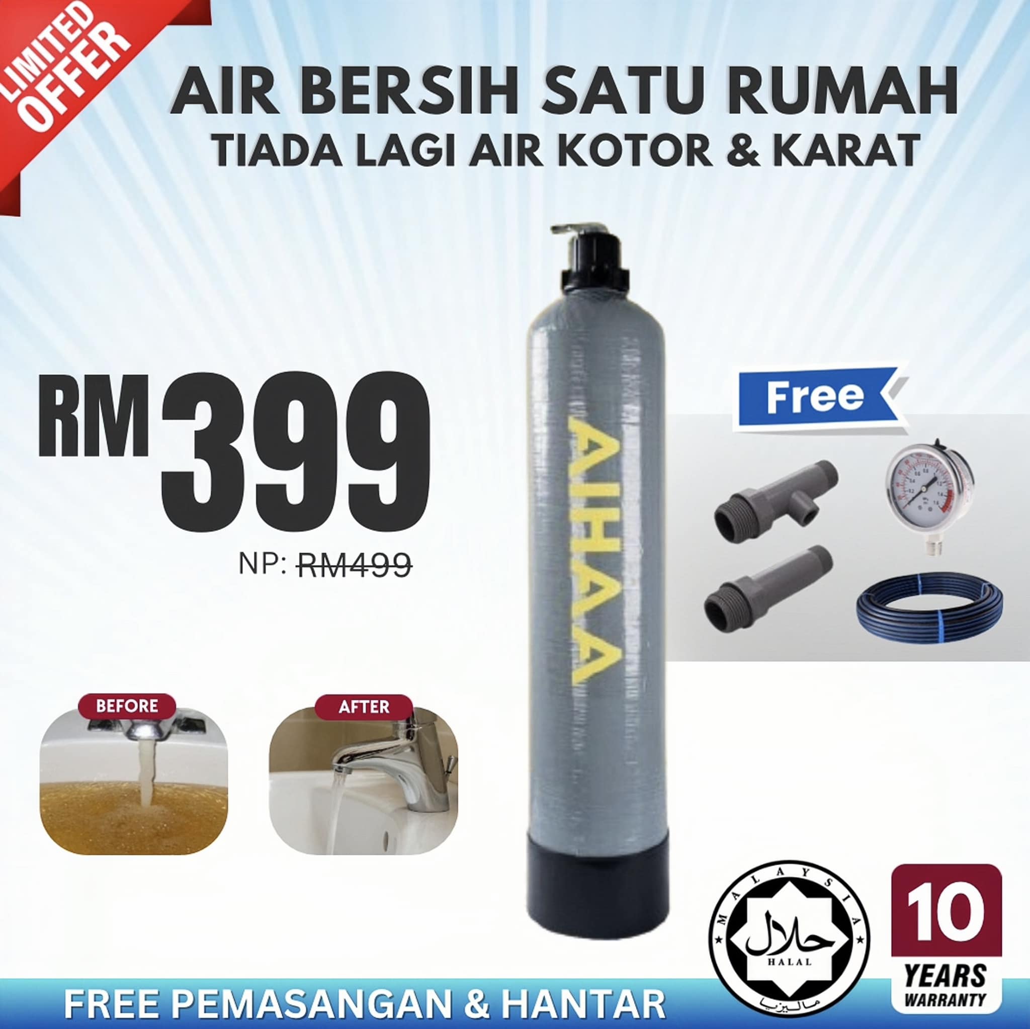 Aihaa Water Filter Facebook ad