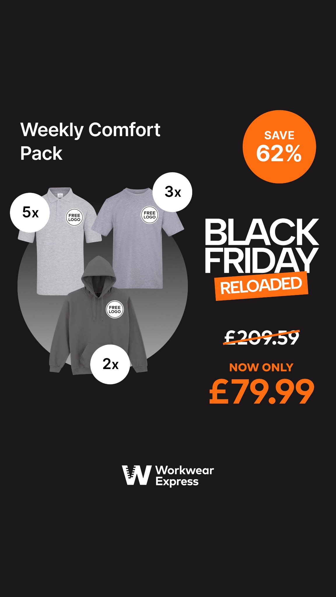 Workwear Express Facebook ad from May 22, 2026