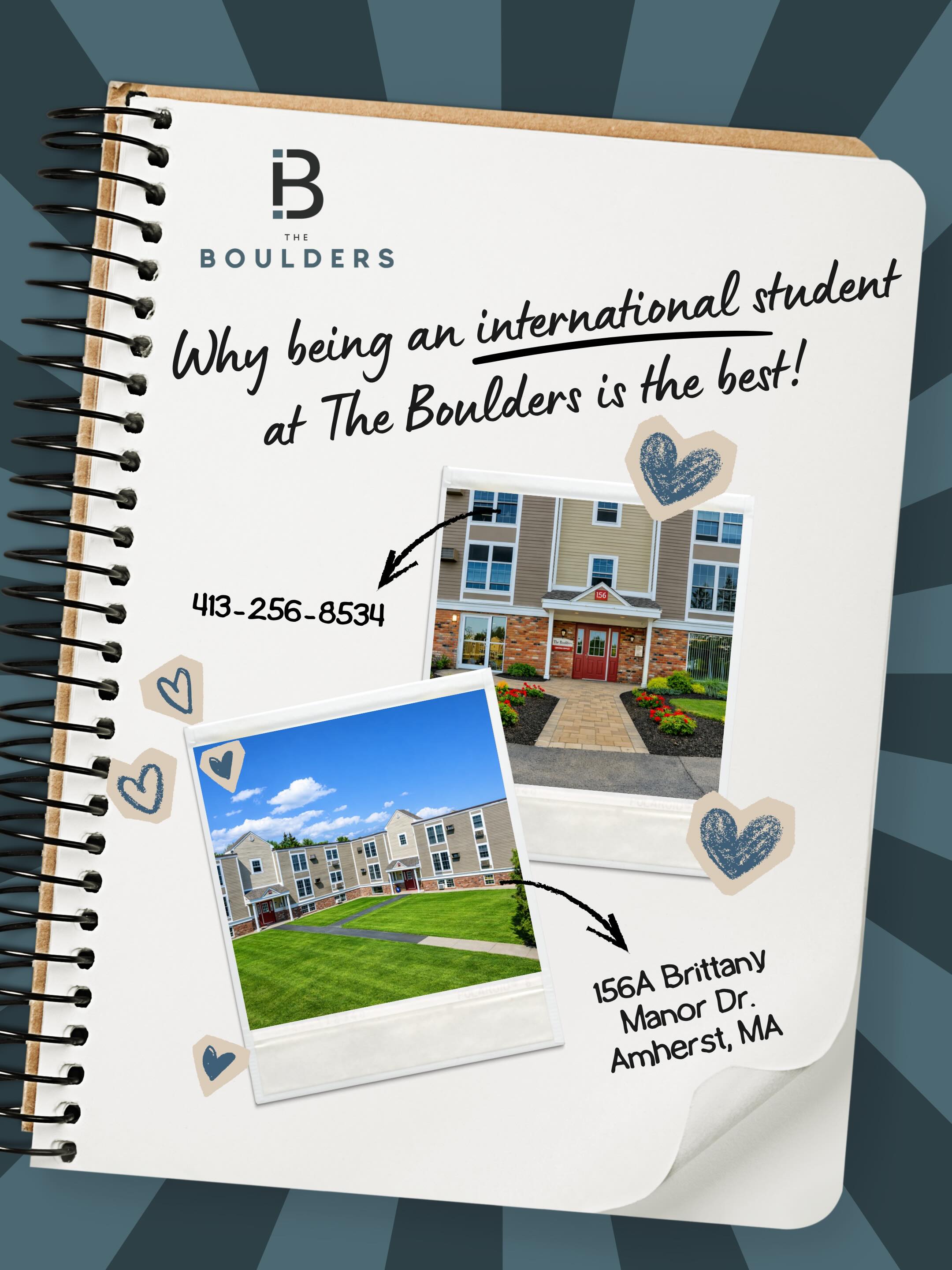 The Boulders Apartment Facebook ad: Looking for off-campus housing near UMass Amherst?