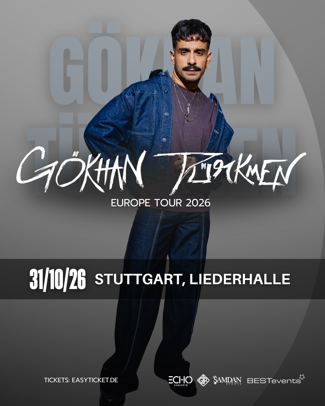Echo Concerts Facebook ad: Gökhan Türkmen live in Stuttgart