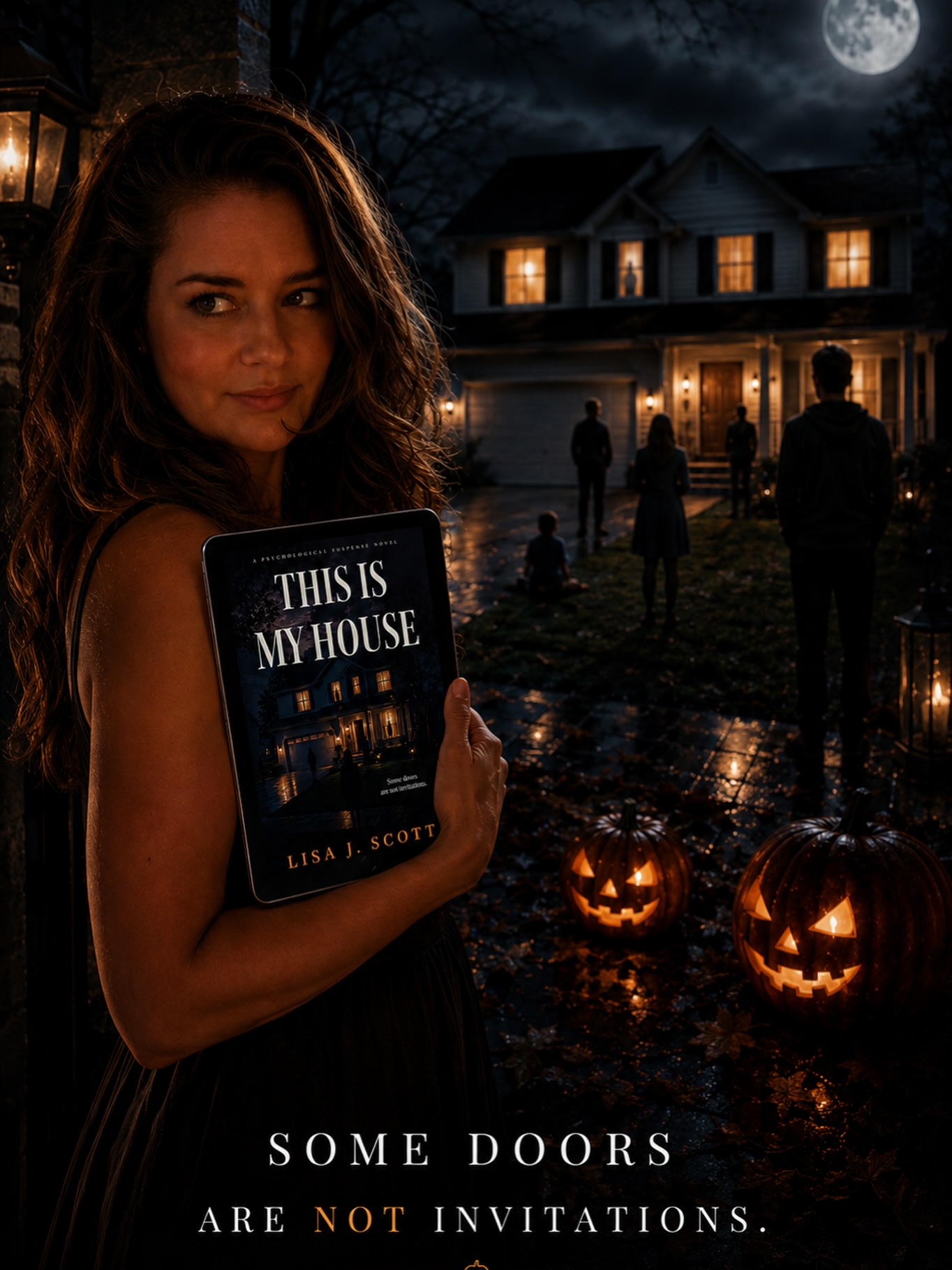 lisajscottpublishing Facebook ad: Some doors are not invitations.