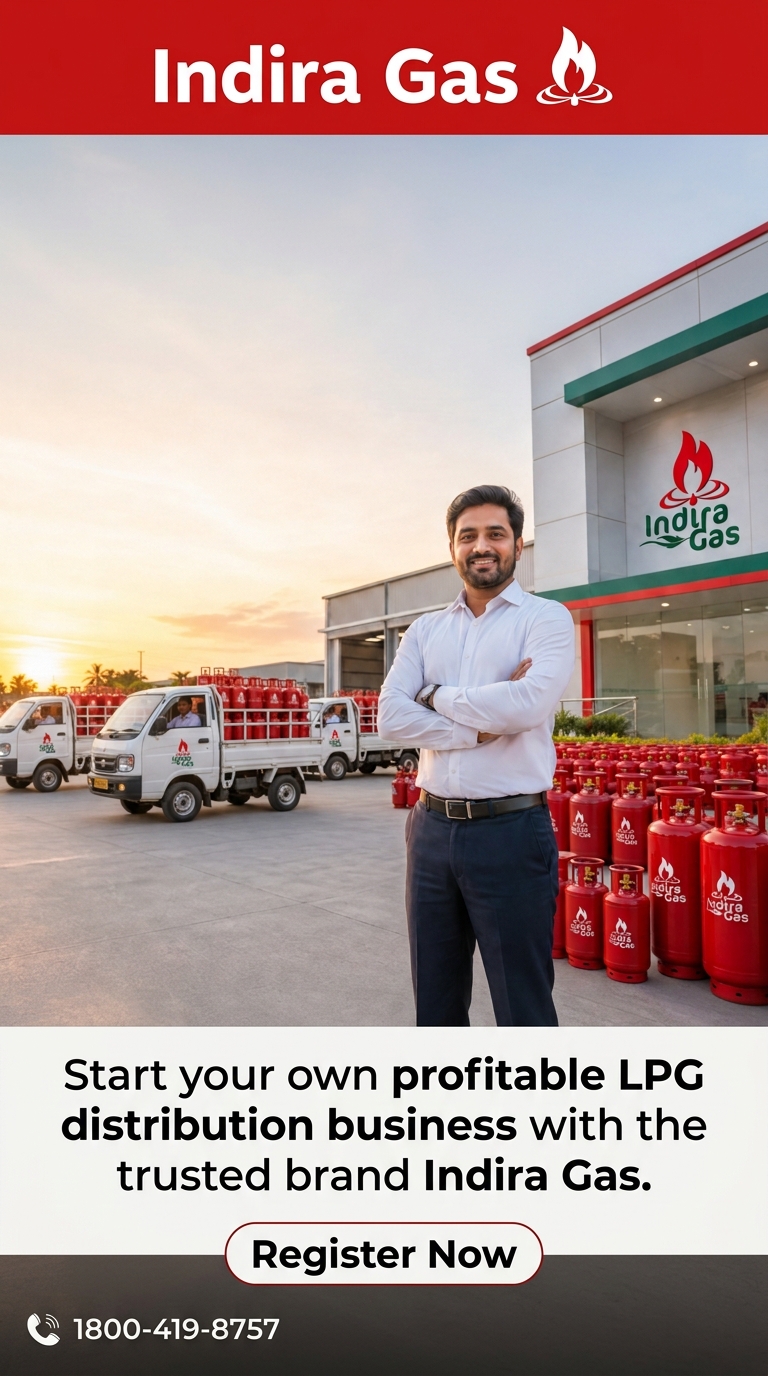 Indira Gas & Petroleum Pvt. Ltd. Facebook ad: Become an Authorized LPG Dealer
