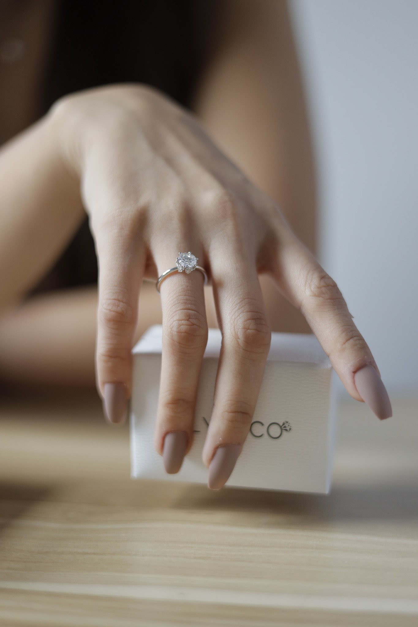 Lily & Co. Engagement Rings Facebook ad