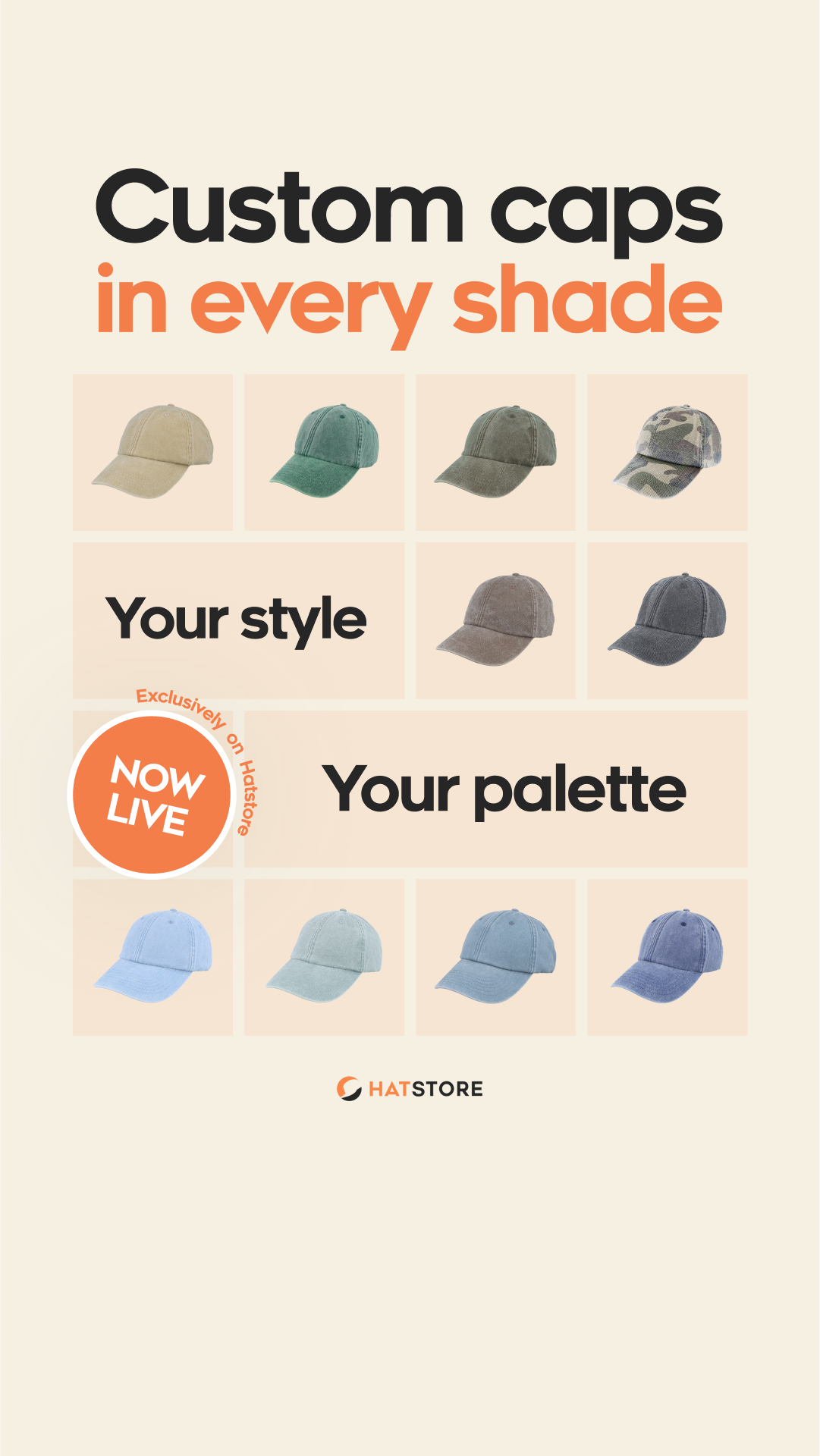 Hatstore Facebook ad