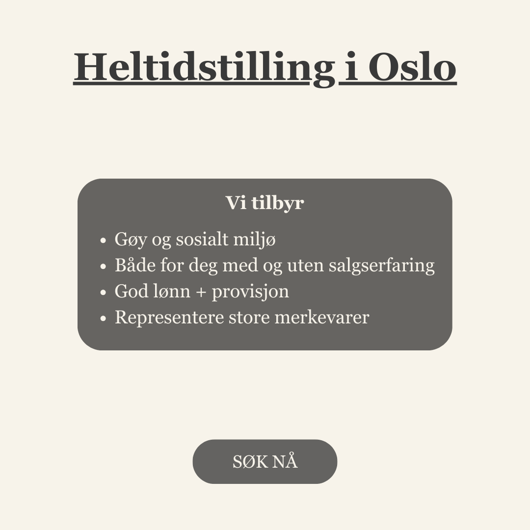 Ledig Stilling Norge Facebook ad: Klar for ny jobb?