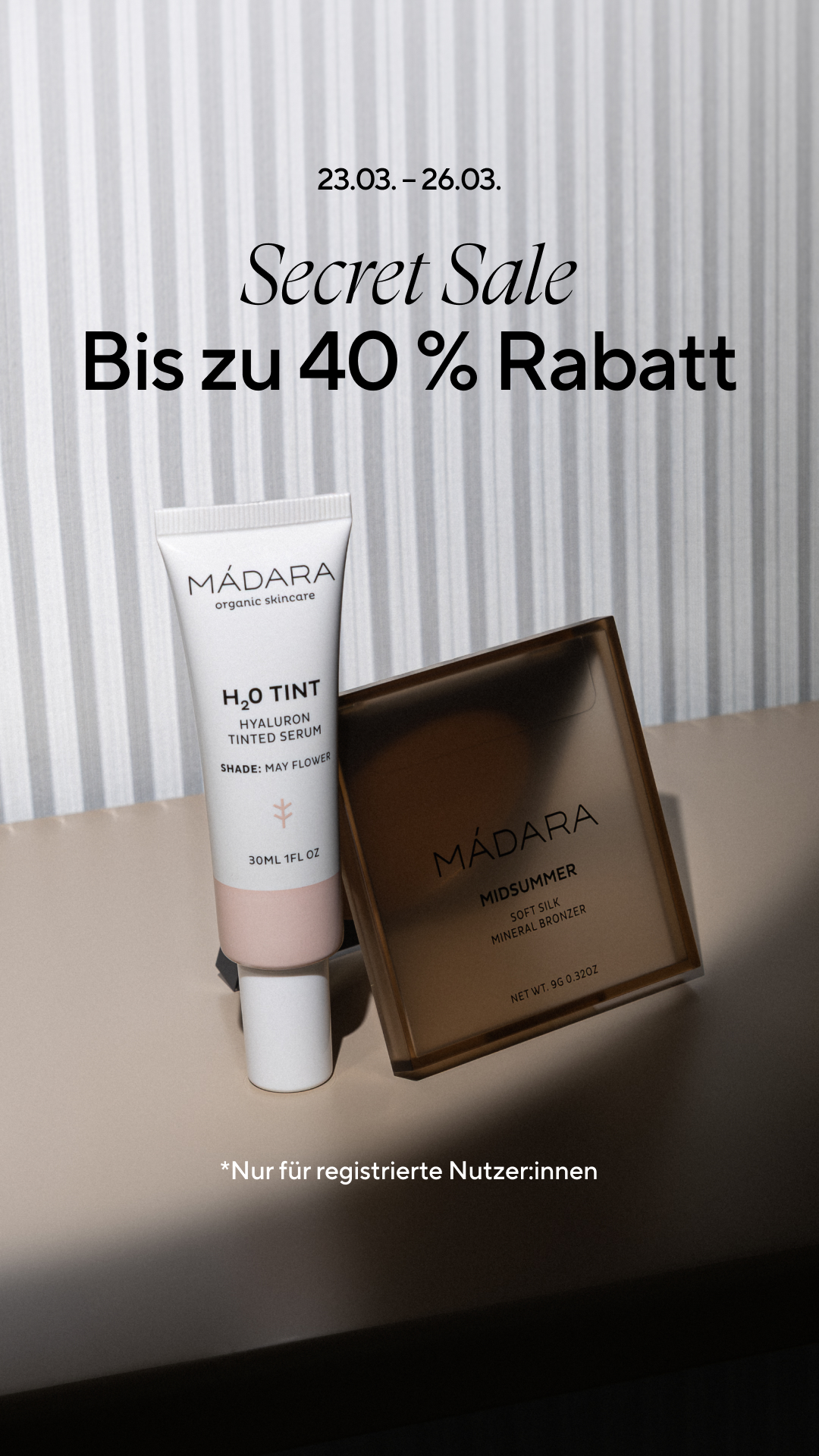 Mádara Organic Skincare Facebook ad