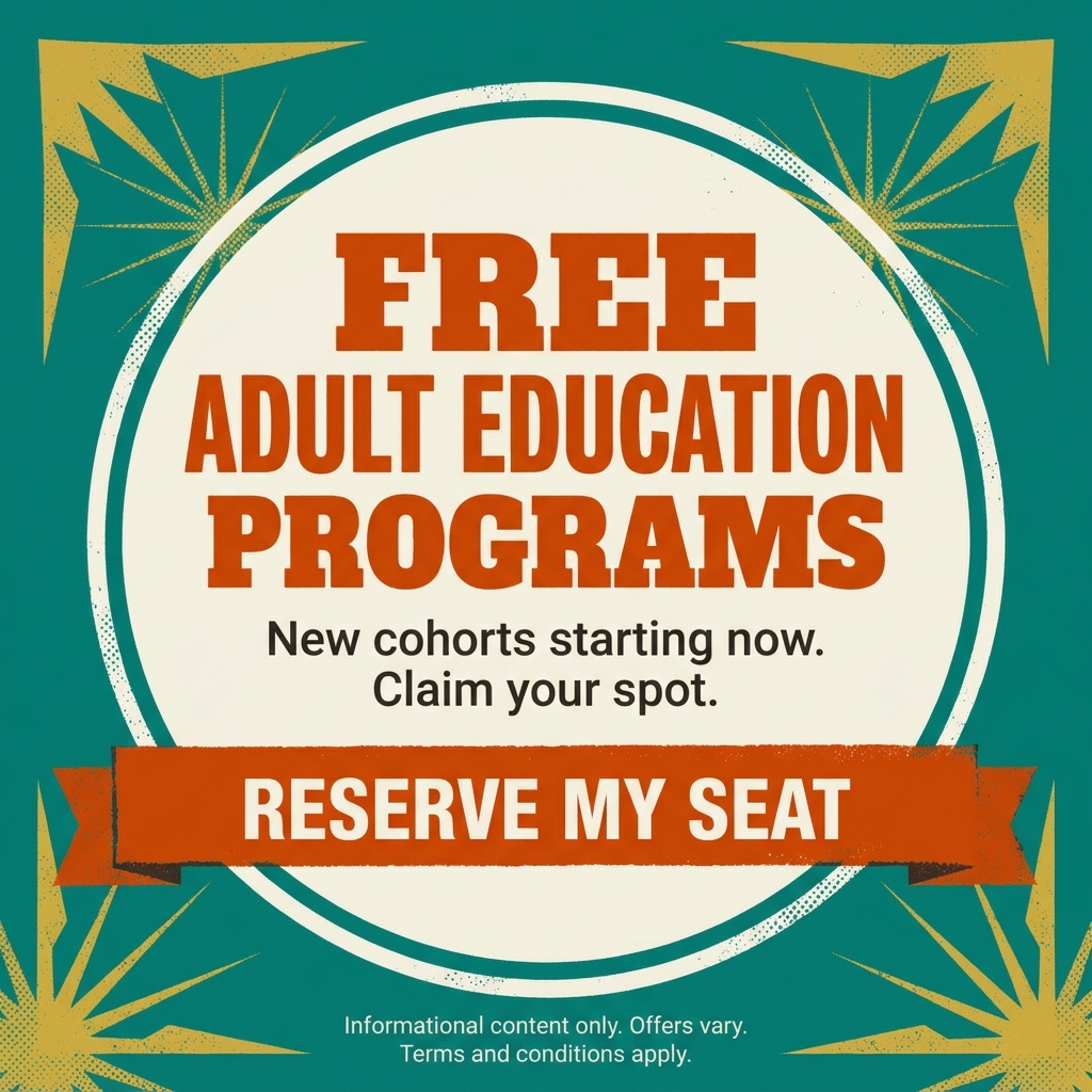 Expert Deal Search Facebook ad: Free Adult Education Programs