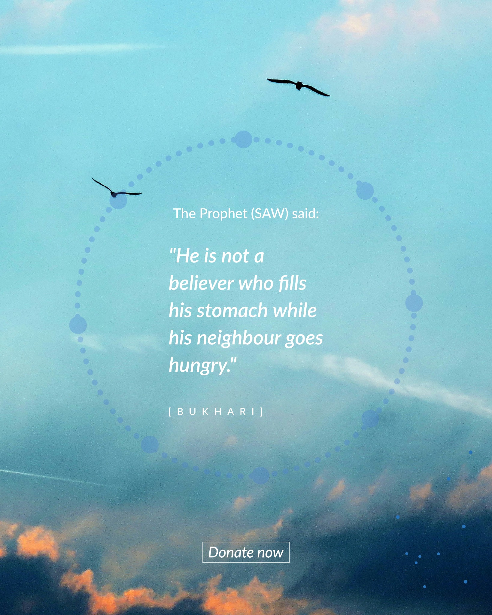 Islamic Relief UK Facebook ad