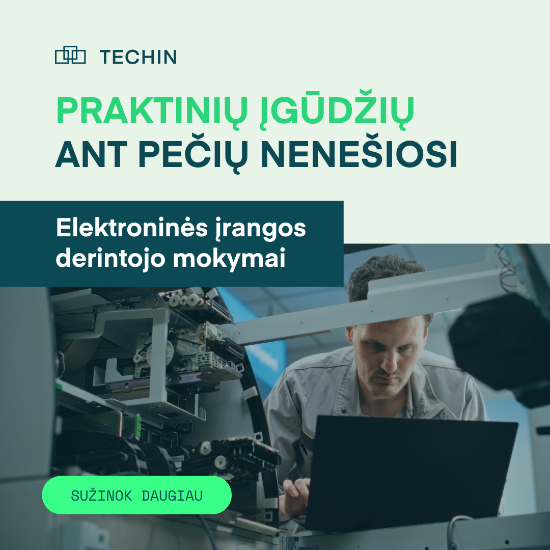 Techin Facebook ad: Karjera, kurios nepakeis DI