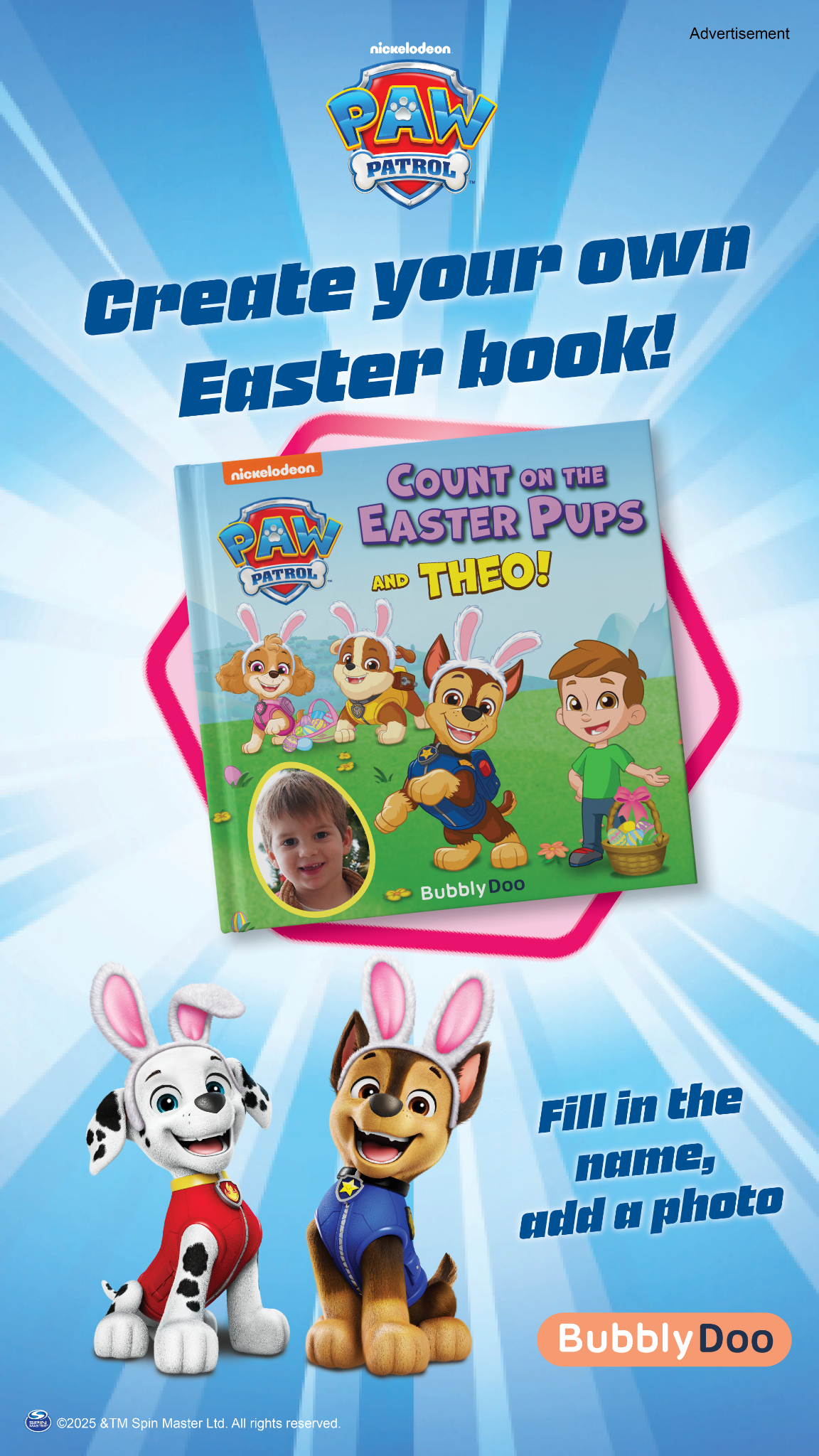 BubblyDoo Books Facebook ad