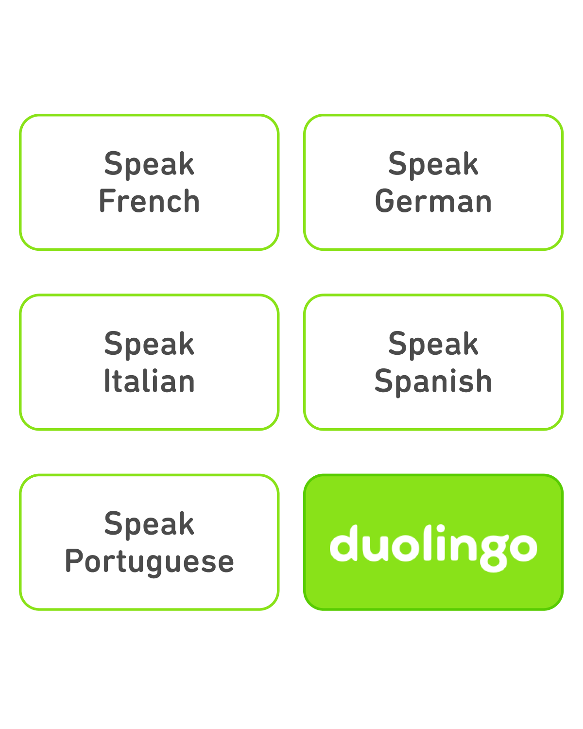 Duolingo Facebook ad