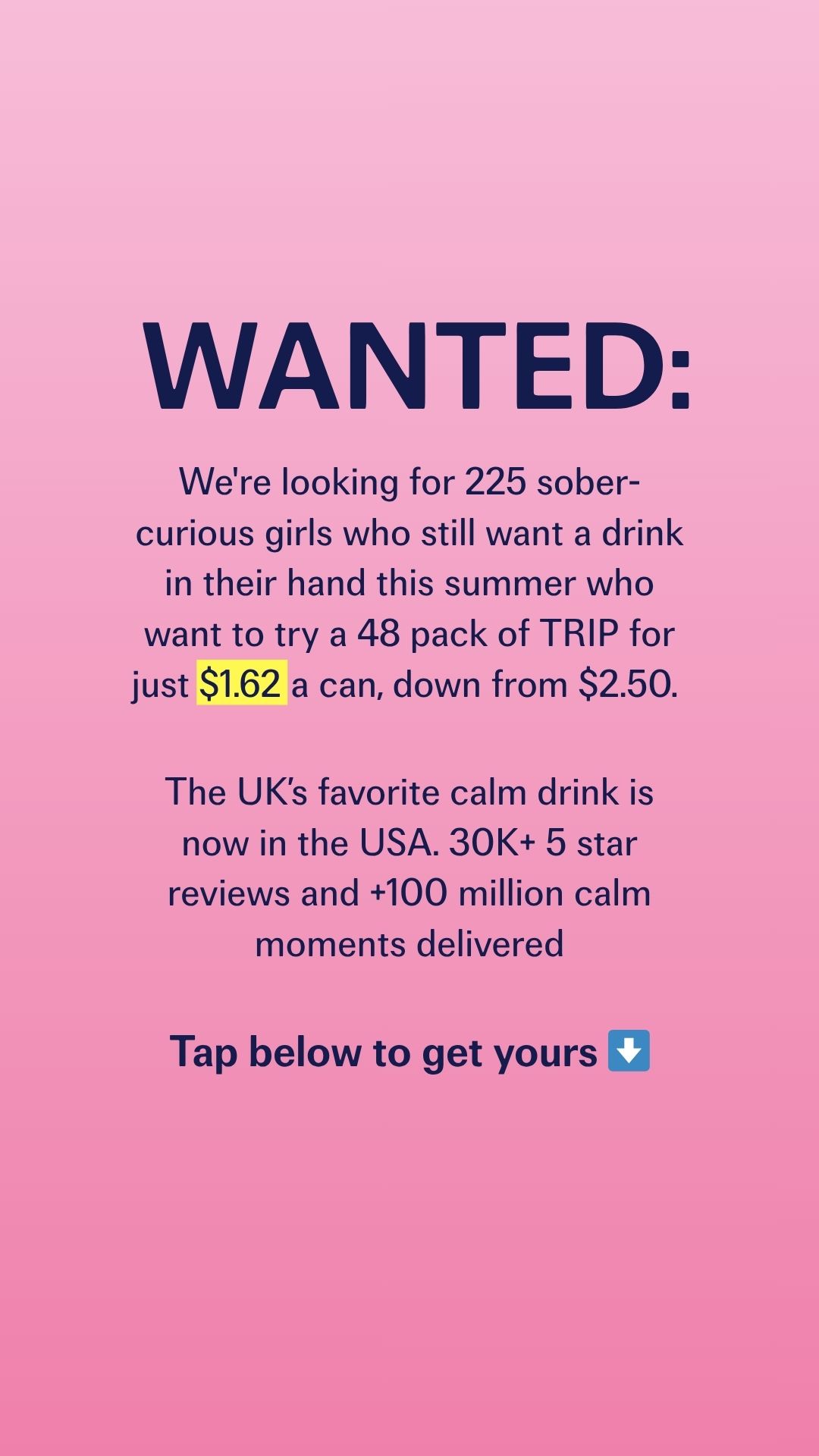 TRIP Facebook ad