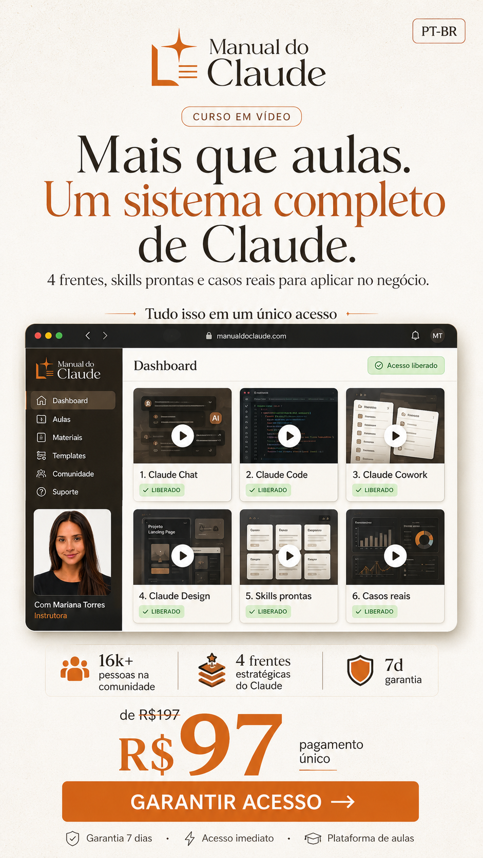 Mariana Torres Facebook ad: Ainda usando o Claude pra reescrever parágrafo?