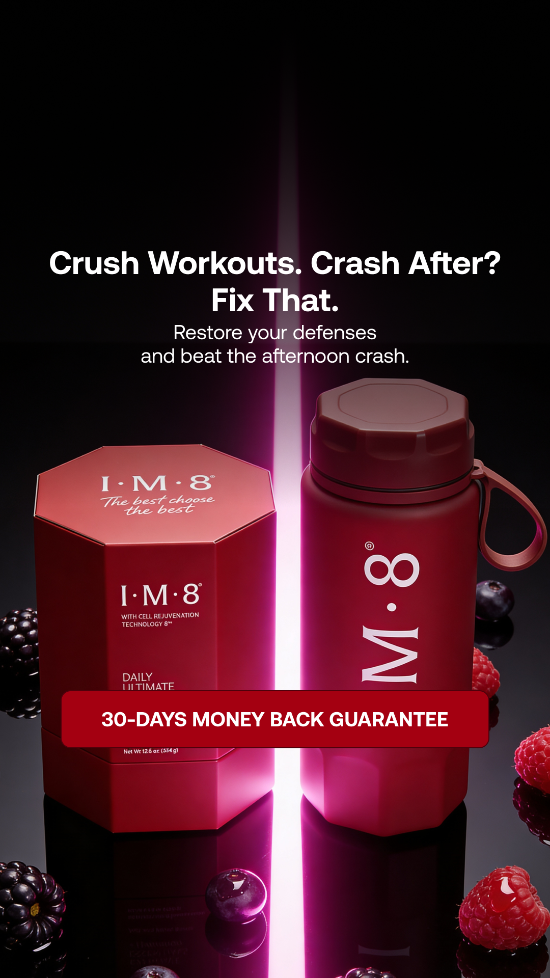 IM8 Health Facebook ad