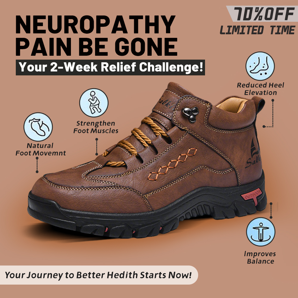 AlpineKnight Facebook ad: Limited-Time 70% OFF, Men’s Orthopedic Handmade Leather…