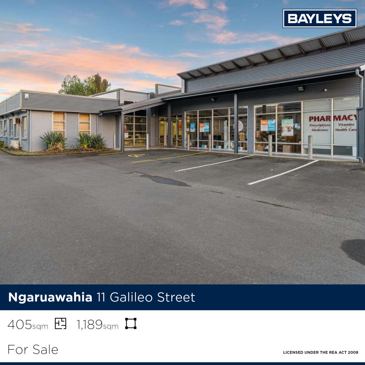 Bayleys Waikato Commercial Facebook ad from Jun 28, 2026