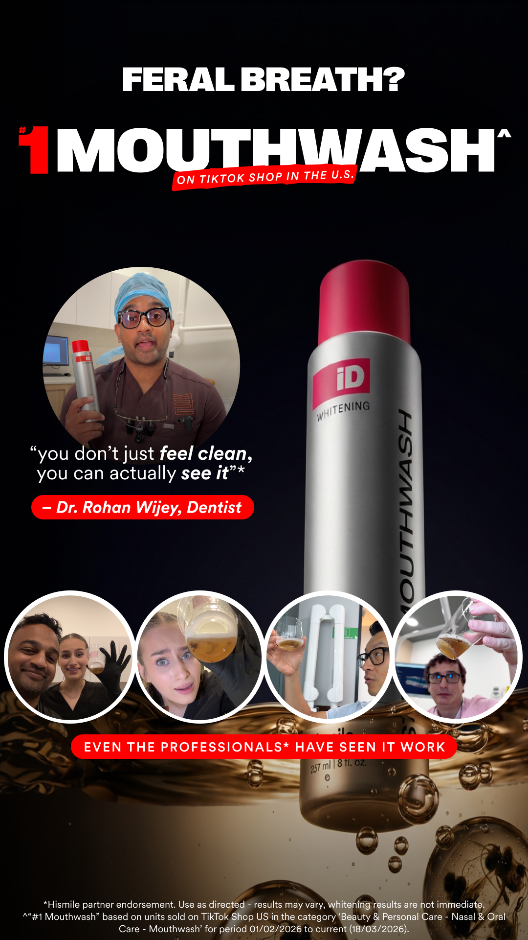 Hismile Facebook ad
