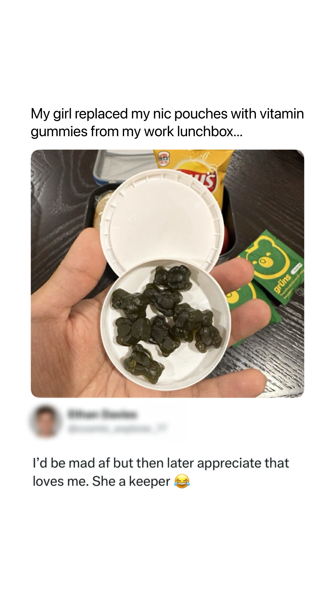 Grüns Facebook ad