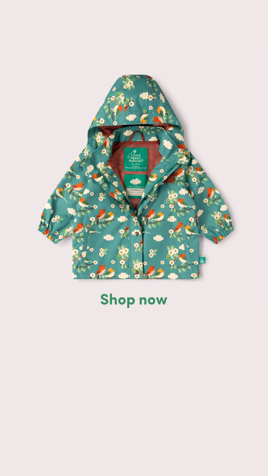 Little Green Radicals Facebook ad: Made For Adventure